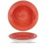 Тарелка глубокая 31 см 2,4 л, без борта, Stonecast, цвет Berry Red