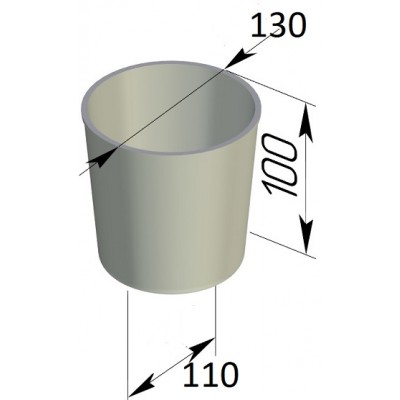 Форма хлебная круглая 130*110*100
