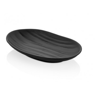 Сервировочная тарелка TERRA BLACK Elips Kulsan, 23,0x14,5 см,  h 3,8 см