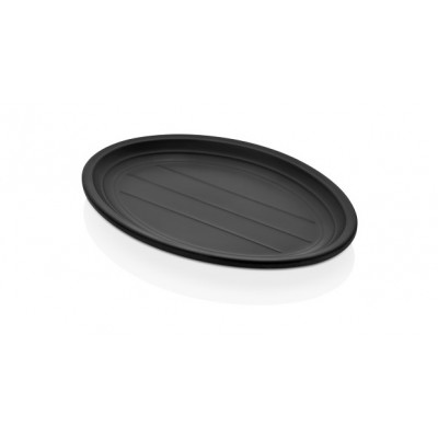 Сервировочная тарелка TERRA BLACK Oval  Kulsan, 27,4x19,7 см, h 2,3 см