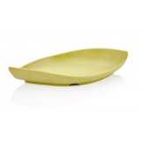 Сервировочная тарелка TERRA PIS. GREEN Gondola Külsan, 35,6x15,8 см, h 5,9 см