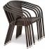 Комплект плетеной мебели T282ANS/Y137C-W53 Brown 2Pcs