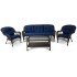 Комплект плетеной мебели LV216 Brown/Blue