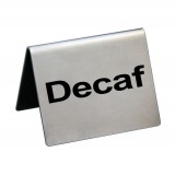 Табличка "Decaf"