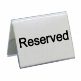 Табличка "Reserved"