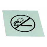 Табличка "No Smoking" , нерж. MGSteel /1/100/