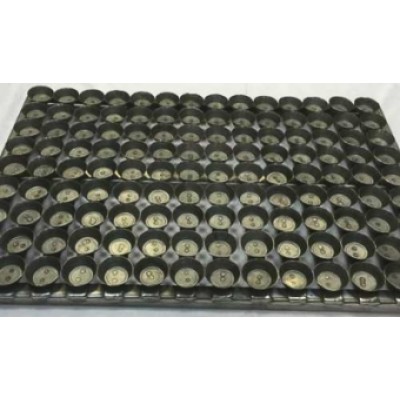 Сборка форм для выпечки на решетке «Маффин», 3*4*1,3 см, 104 шт, решетка 60*40 см, черный металл