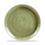 Тарелка мелкая 26 см, без борта, Stonecast Patina, цвет Burnished Green