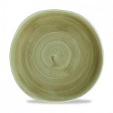 Тарелка мелкая "Волна" d26,4 см, без борта, Stonecast Patina Burnished Green