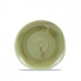 Тарелка мелкая "Волна" d18,6 см, без борта, Stonecast Patina Burnished Green
