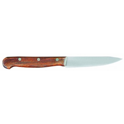Нож овощной, 10 см, деревянная ручка