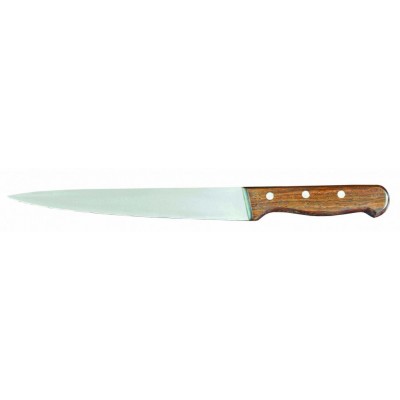Нож филейный, 20 см, деревянная ручка