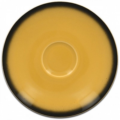 Блюдце 15 cм (для чашки 81223411), желтый цвет, серия LEA