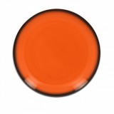 Тарелка круглая, 24см (оранжевый цвет)