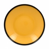 Тарелка-салатник 23 см, высота 4 см, 690 мл, желтый цвет, серия LEA