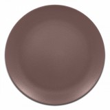 Тарелка круглая плоская 27 см, Neofusion Mellow Chestnut brown