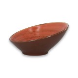 Coral Twirl Ассиметричная тарелка 22*9 см, 650 мл, фарфор