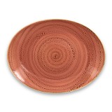 Coral Twirl Овальная тарелка 36*27 см, фарфор